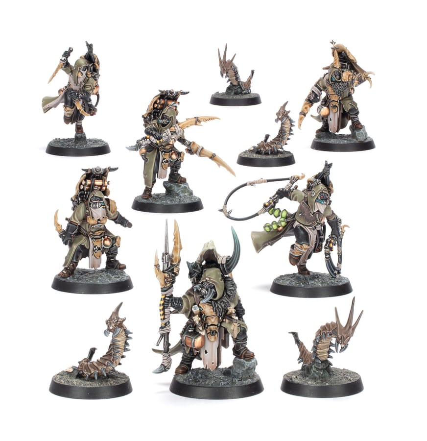 WarForge - Sha'dar Hunters and Arthromite Spinewyrms - Warhammer