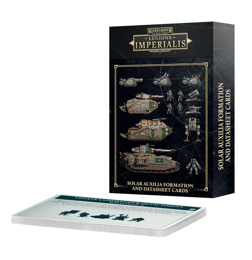 WarForge - Solar Auxilia Formation and Datasheet Cards (Anglais) - Games Workshop solar auxilia