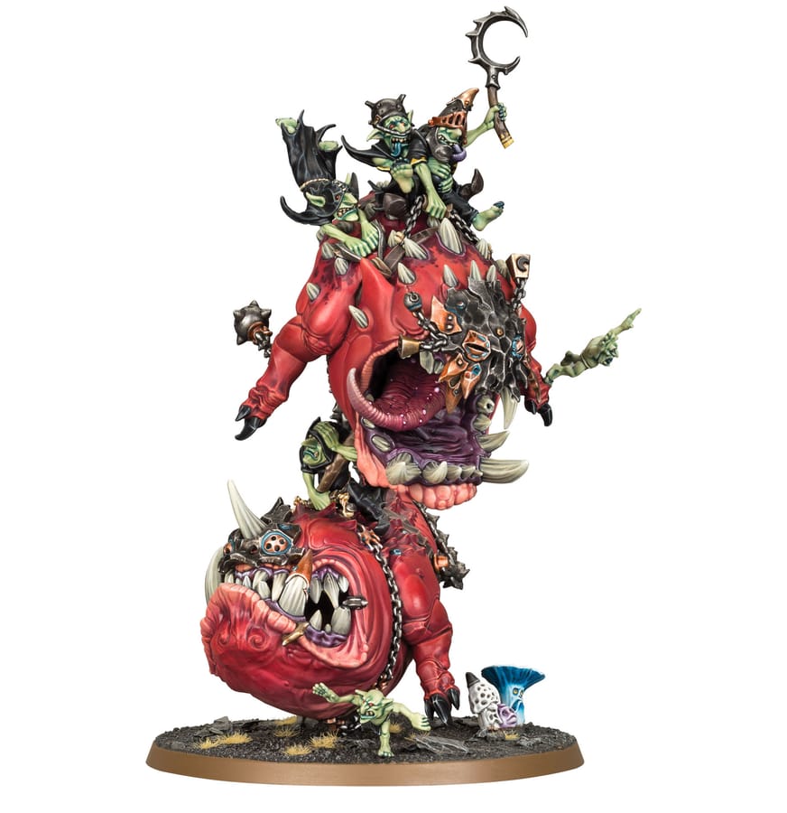 WarForge - Loufboss sur Squigs Déchiqueteurs - Warhammer - Gloomspite Gitz
