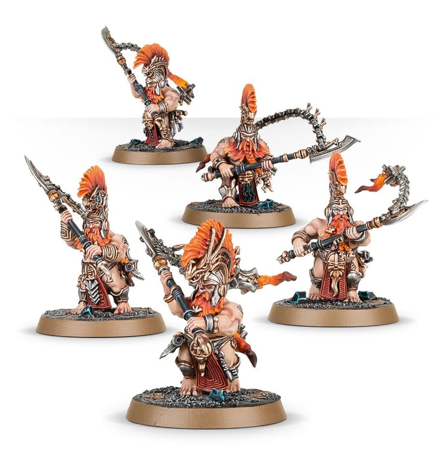 WarForge - Hearthguard Berzerkers - Warhammer - Fyreslayers
