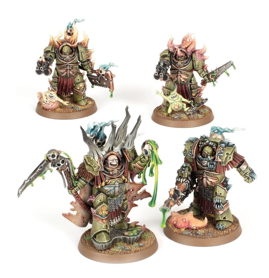 WarForge - Seigneur de la Contagion et Terminators Rouillarques - Warhammer - Death Guard
