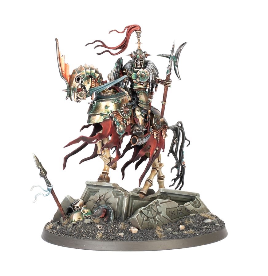 WarForge - Roi Revenant/Seigneur Revenant sur Coursier Squelette - Warhammer - Soulblight Gravelords