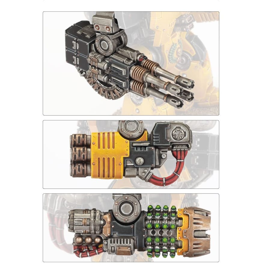 WarForge - Grappe d'Armes de Tir de Dreadnought de Siège Leviathan - Warhammer - Legiones Astartes