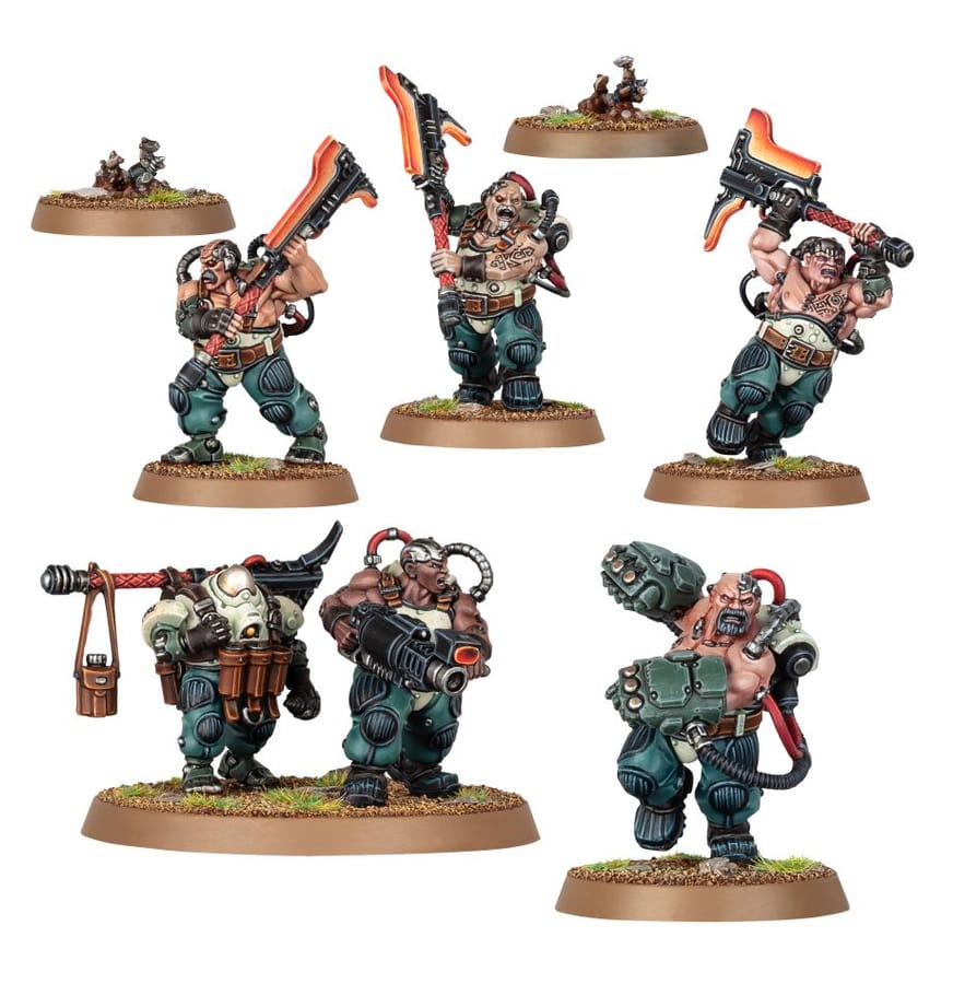 WarForge - Beserks Cthoniens - Warhammer - Leagues of Votann