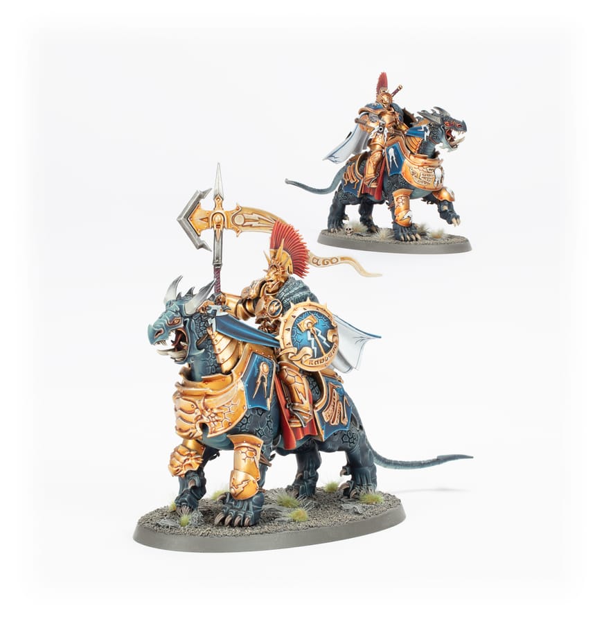 WarForge - Lord-Celestant on Dracoth - Warhammer - Stormcast Eternals