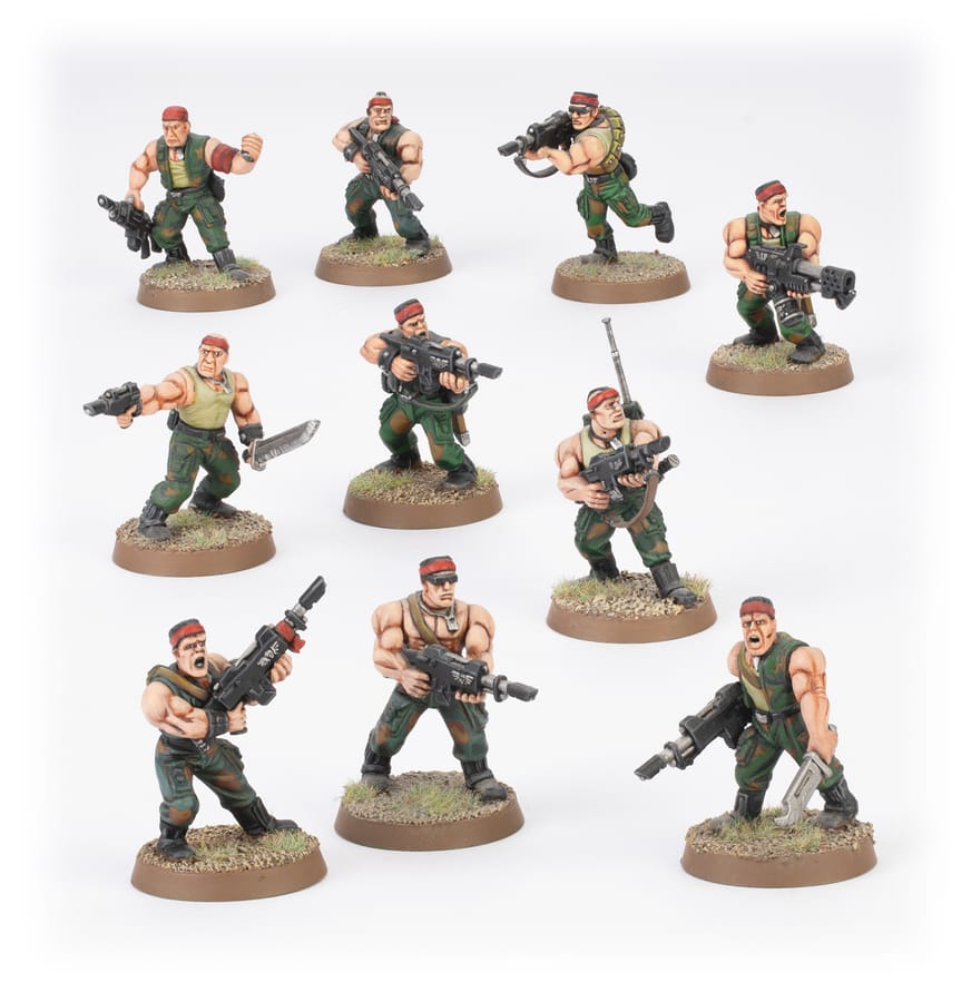 WarForge - Combattants des Jungles de Catachan - Warhammer - Cultes Genestealer