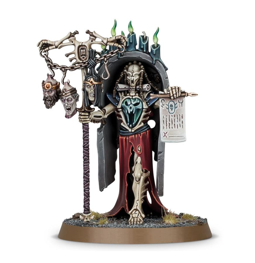 WarForge - Vokmortian, Maître de la Dîme d'Os - Warhammer - Ossiarch Bonereapers
