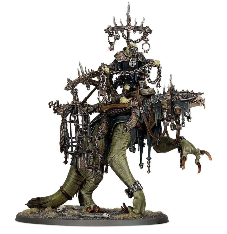 WarForge - Boss Karrach' sur Bête Faukarde - Warhammer - Orruk Warclans