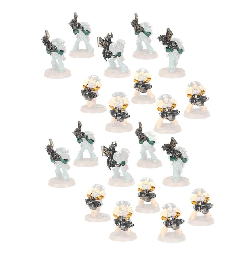 WarForge - Set d'Améliorations d'Armes Lourdes – Lance-missiles et Bolters Lourds - Warhammer - Legiones Astartes