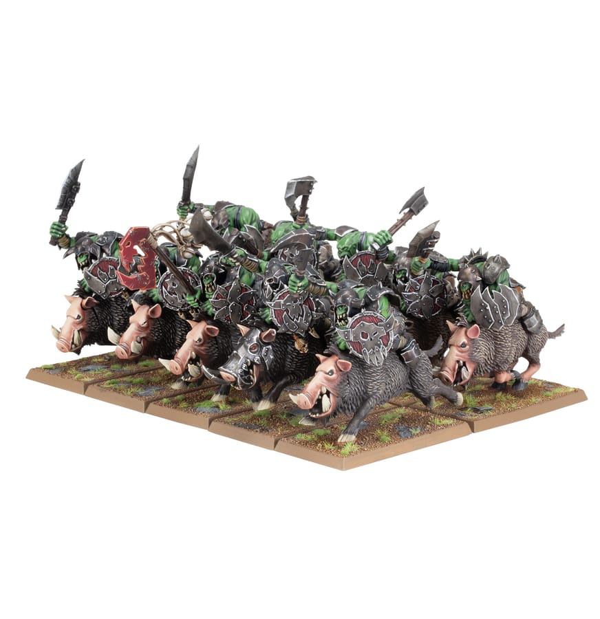 WarForge - Bande d'Orques sur Sangliers - Warhammer - Orques & Gobelins
