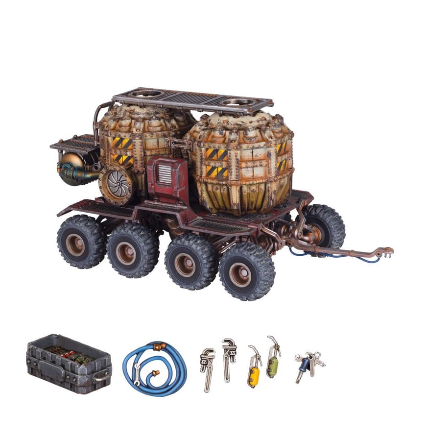 WarForge - Promethium Tanks on Cargo-8 Ridgehauler Trailer - Warhammer