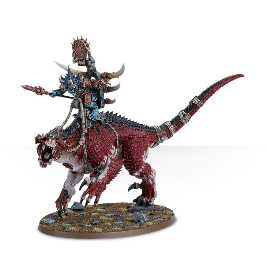 WarForge - Sang-ancien Saurus sur Carnosaure - Warhammer - Séraphons