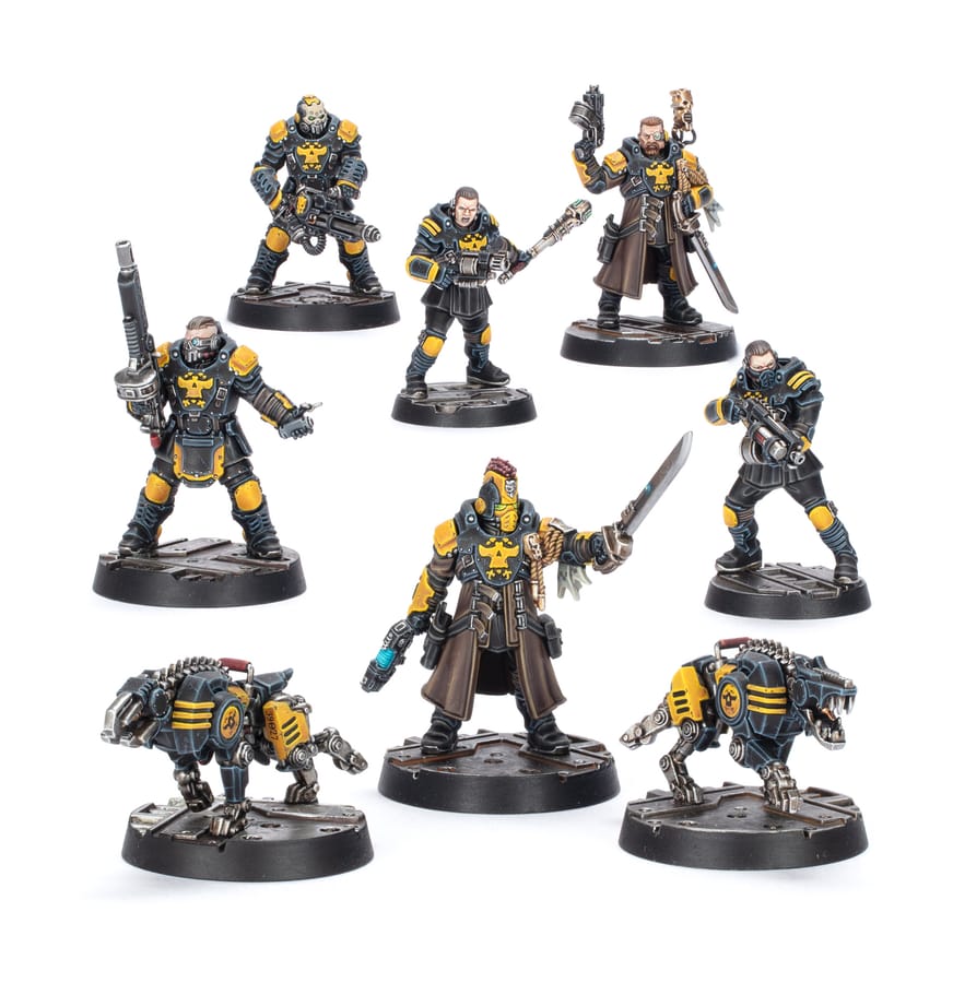 WarForge - Palanite Enforcer Captains & Sergeants - Warhammer