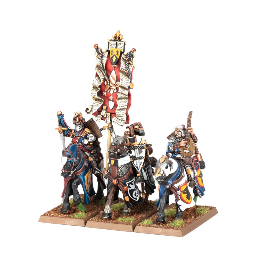 WarForge - État-major de Chevaliers de la Quête Bretonniens - Games Workshop bretonnia
