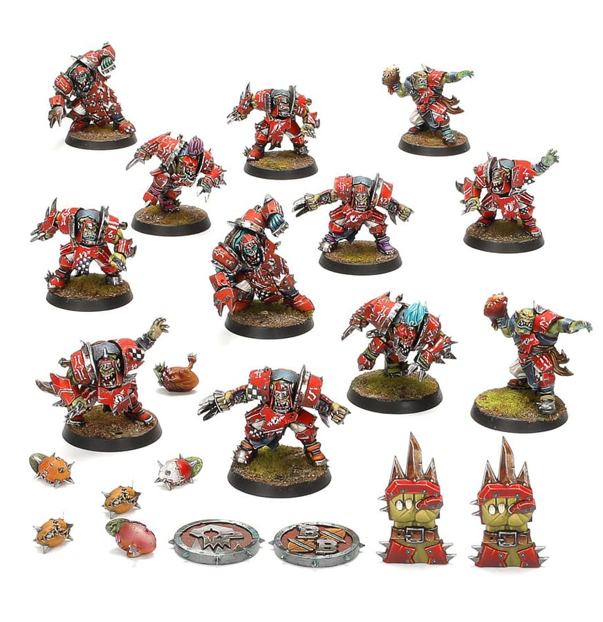 WarForge - Équipe de Blood Bowl d'Orques: Gouged Eye - Warhammer