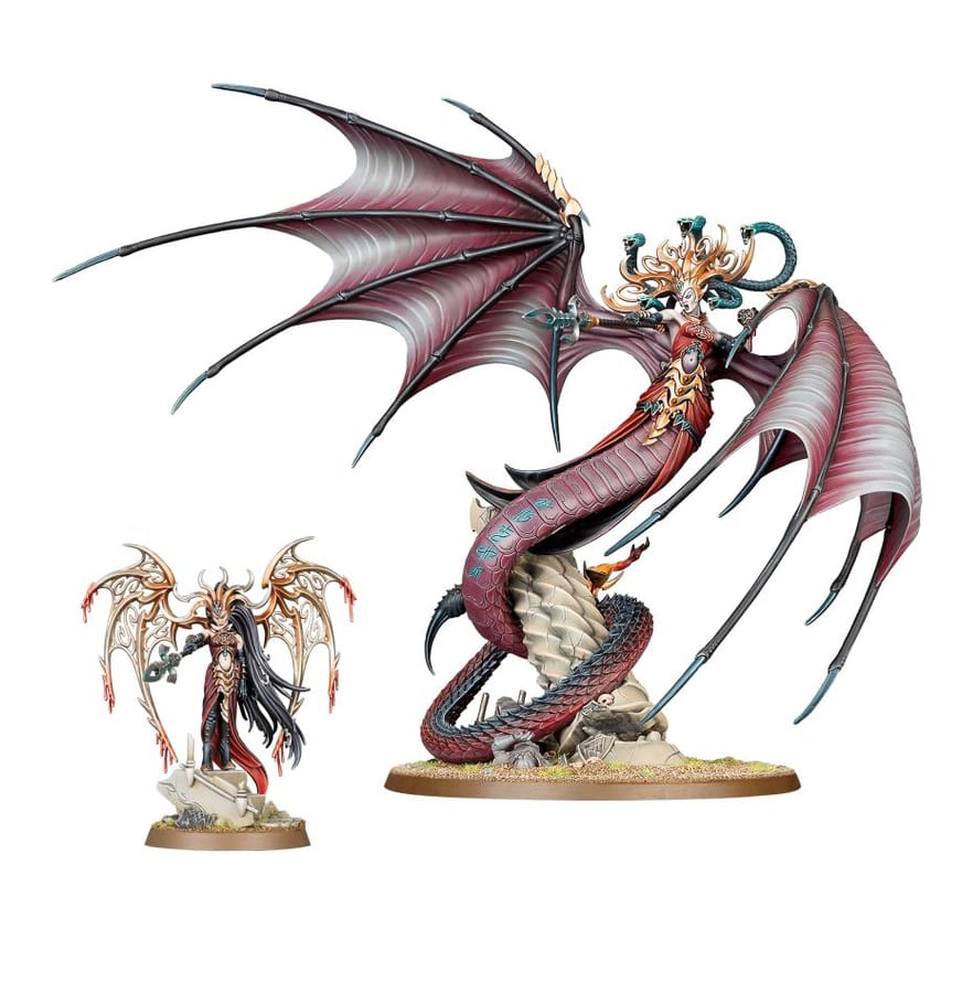 WarForge - Morathi-Khaine and The Shadow Queen - Warhammer - Daughters of Khaine