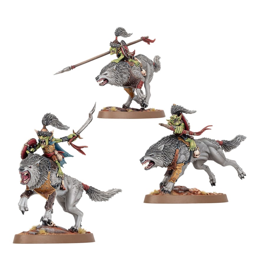 WarForge - Grogneboss et suite de Vils-leus - Warhammer - Gloomspite Gitz
