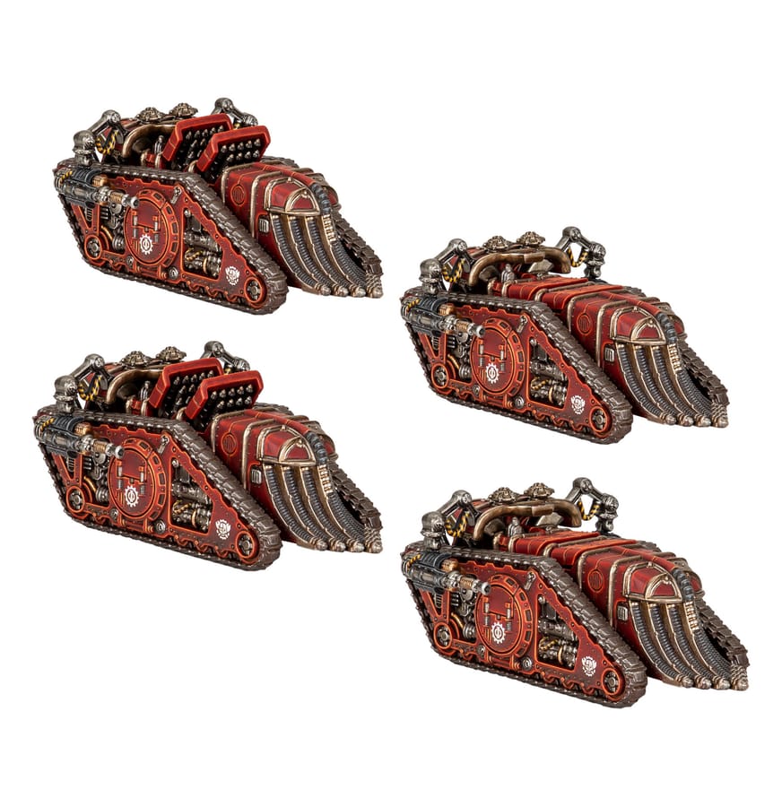 WarForge - Legions Imperialis: Mechanicum Karacnos Assault Tank Squadron - Warhammer - Mechanicum