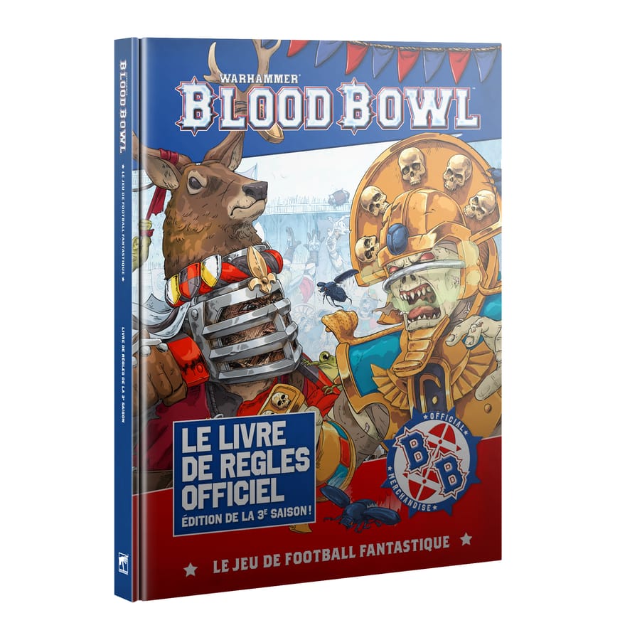 WarForge - Blood Bowl: Le Livre de Règles Officiel – Édition de la 3e Saison - Warhammer
