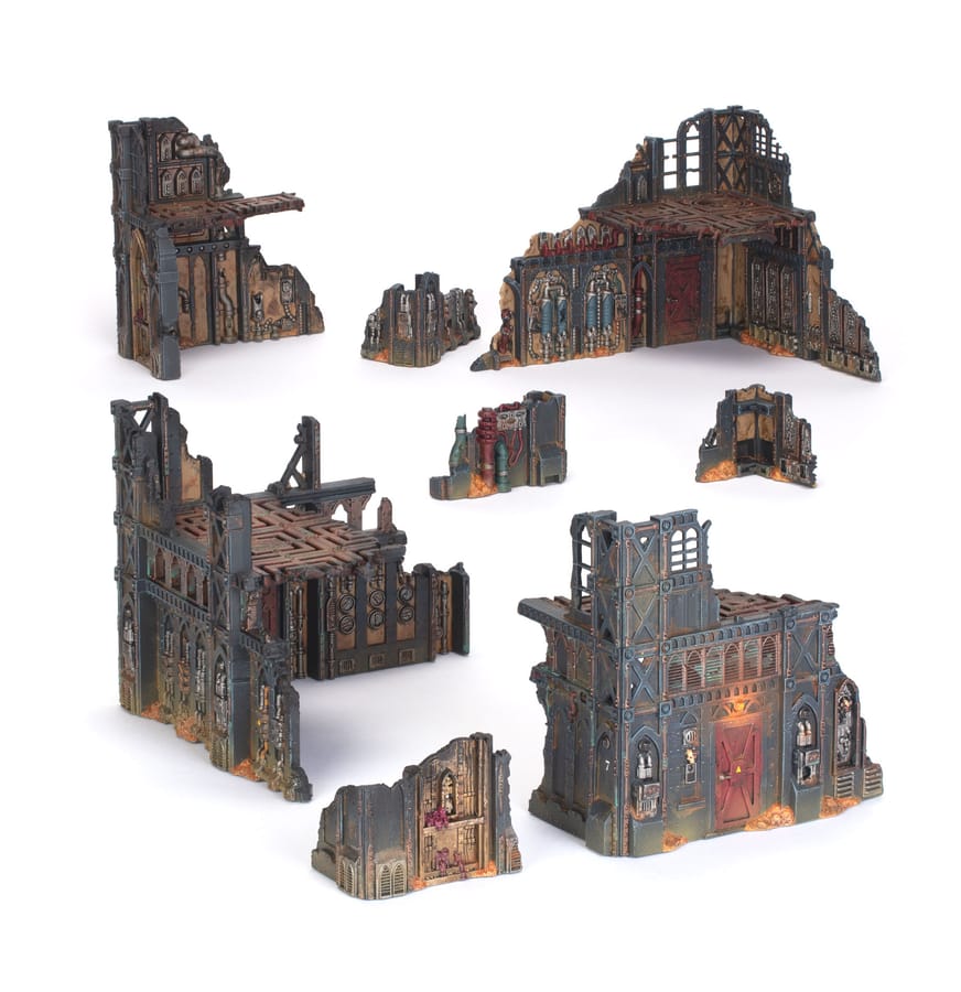 WarForge - Champ de Bataille Armageddon: Ruines de Manufactorum - Warhammer