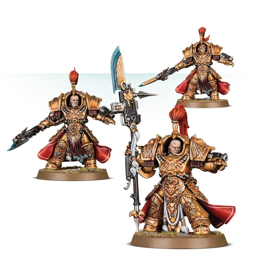 WarForge - Shield-Captain in Allarus Terminator Armour - Warhammer - Adeptus Custodes