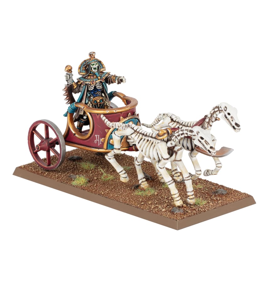 WarForge - Roi des Tombes sur Char - Warhammer - Rois des Tombes