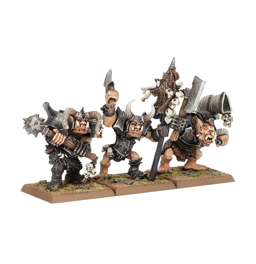 WarForge - État-major d'Ogres du Chaos - Warhammer - Guerriers du Chaos