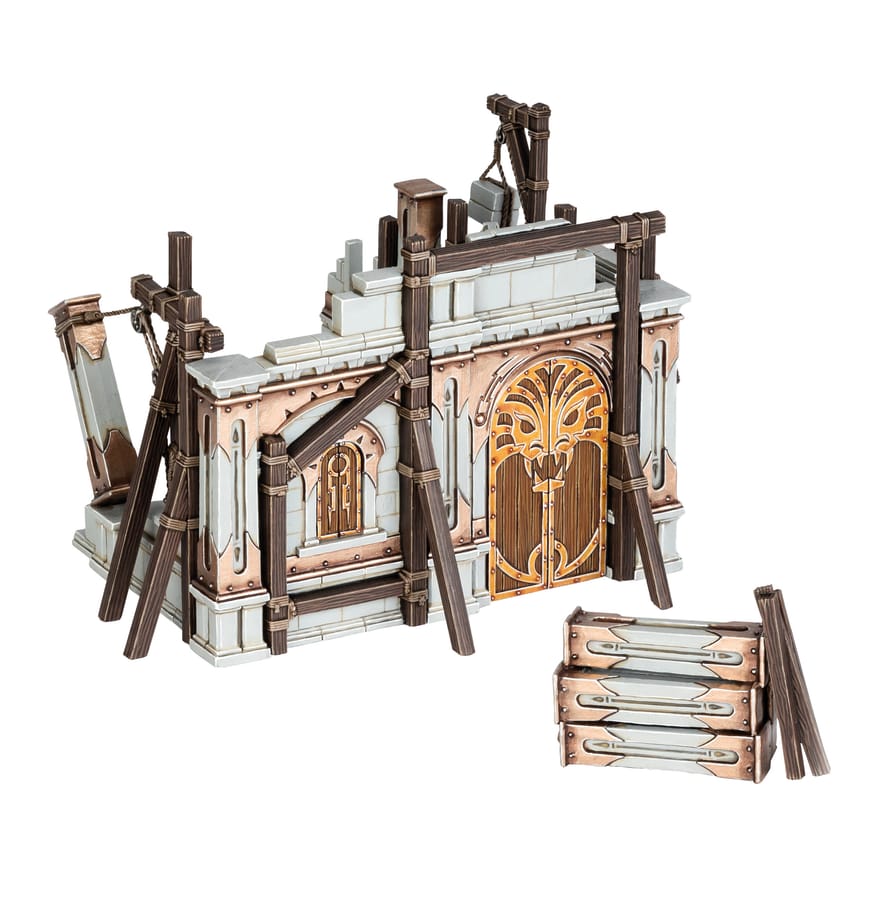 WarForge - Maison en Chantier avec Treuil - Warhammer