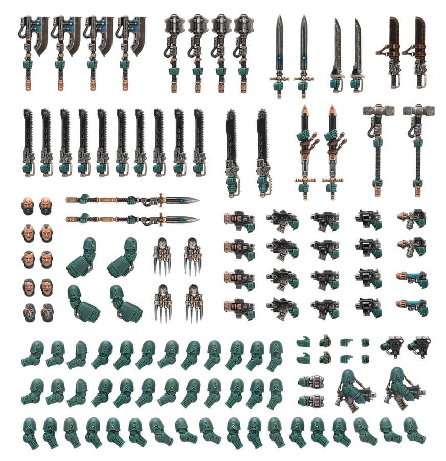 WarForge - Set d'Améliorations d'Armes de Mêlée - Warhammer - Legiones Astartes