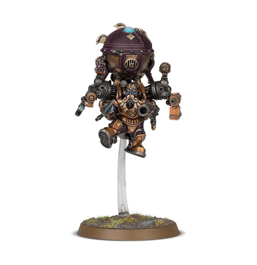 WarForge - Maître-endrinieur avec Dirigeable Dorsal - Warhammer - Kharadron Overlords