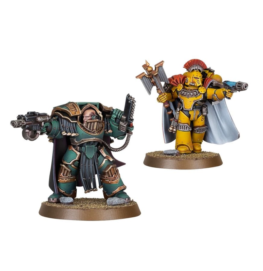 WarForge - Praetor Cataphractii & Consul Chapelain de Légion - Warhammer - Legiones Astartes
