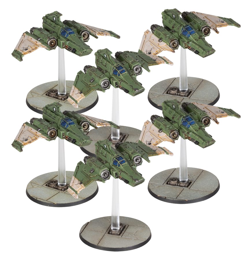 WarForge - Legions Imperialis: Xiphon Interceptor Squadron - Warhammer - Legiones Astartes