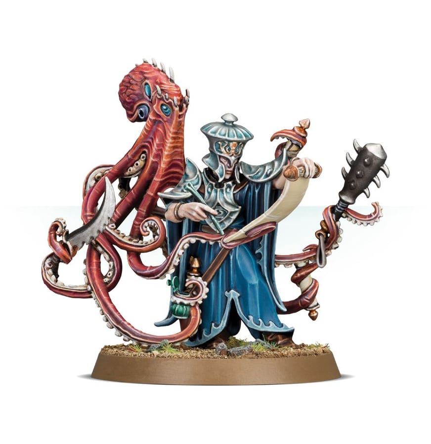 WarForge - Lotann, Warden of the Soul Ledgers - Warhammer - Idoneth Deepkin