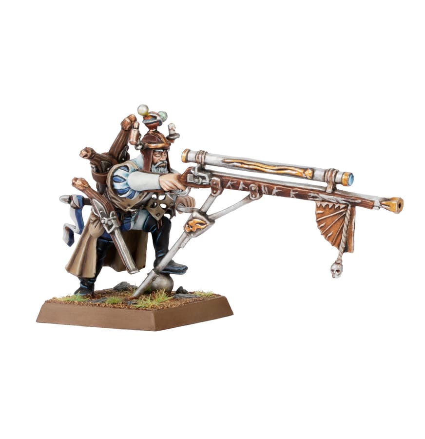 WarForge - Ingénieur de l'Empire avec Long Fusil du Hochland - Warhammer - Empire