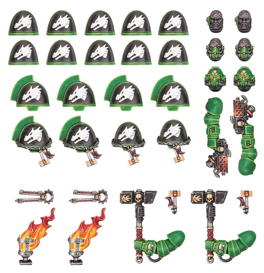 WarForge - Améliorations et décalcomanies Salamanders Primaris - Warhammer - Space Marines