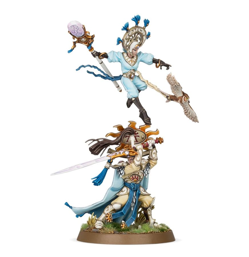 WarForge - Ellania et Ellathor, Eclipsian Warsages - Warhammer - Lumineth Realm-lords