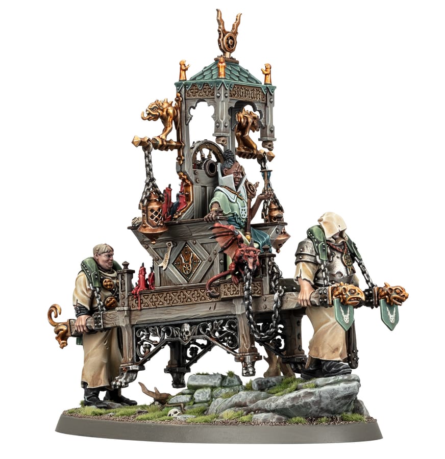 WarForge - Pontifex Zenestra, Matriarche de la Grande Roue - Warhammer - Cités de Sigmar