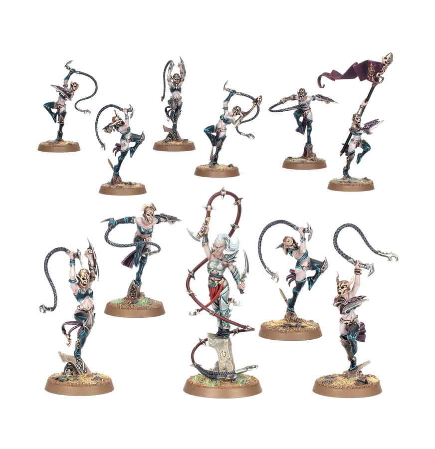 WarForge - Régiment de Renom: Le Fouet Pourpre - Warhammer - Hedonites of Slaanesh
