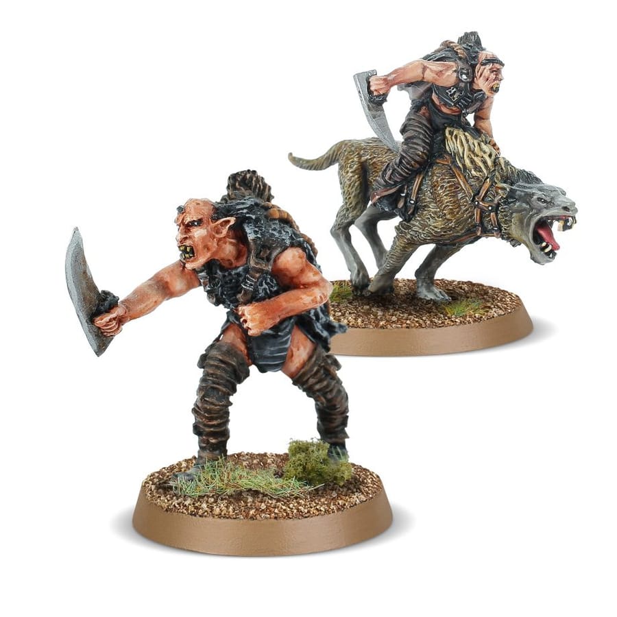 WarForge - Sharku, Warg Rider Captain - Warhammer