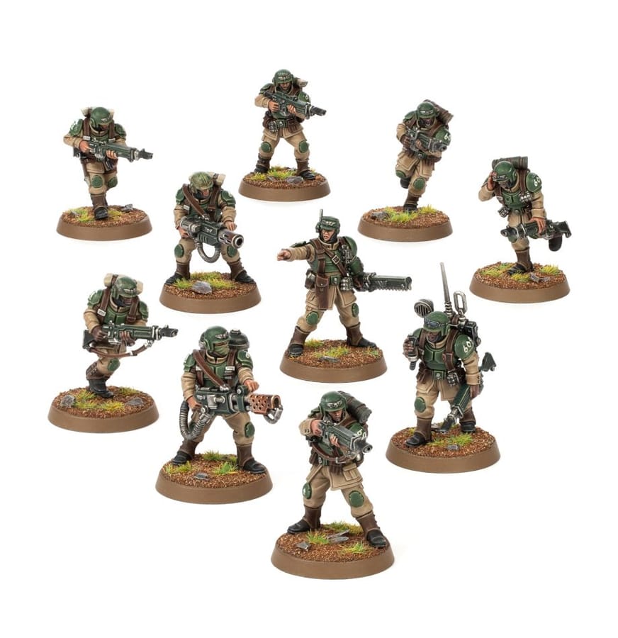 WarForge - Troupes de Choc Cadiennes - Warhammer - Astra Militarum