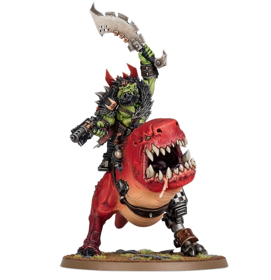 WarForge - Boss Dresseur sur Squigosaure - Warhammer - Orks