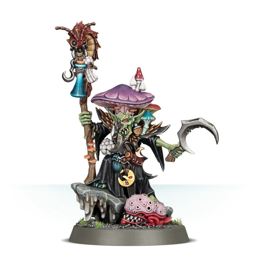 WarForge - Fungoid Cave-Shaman - Warhammer - Gloomspite Gitz