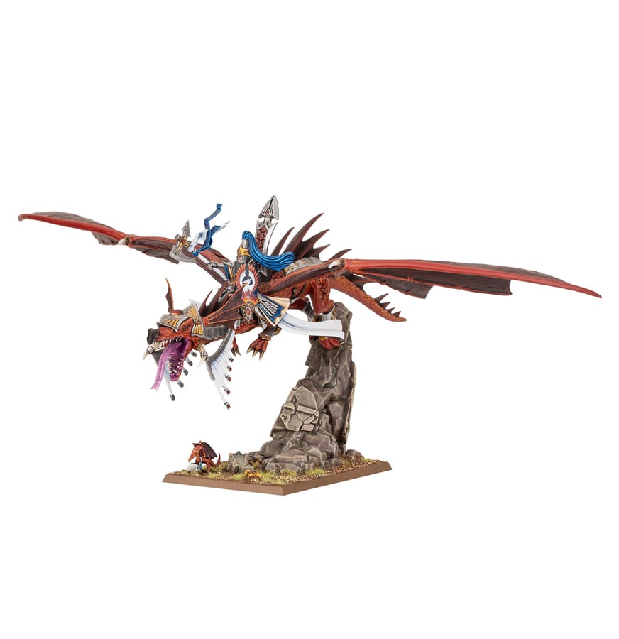 WarForge - Seigneur sur Dragon - Warhammer - Guerriers du Chaos