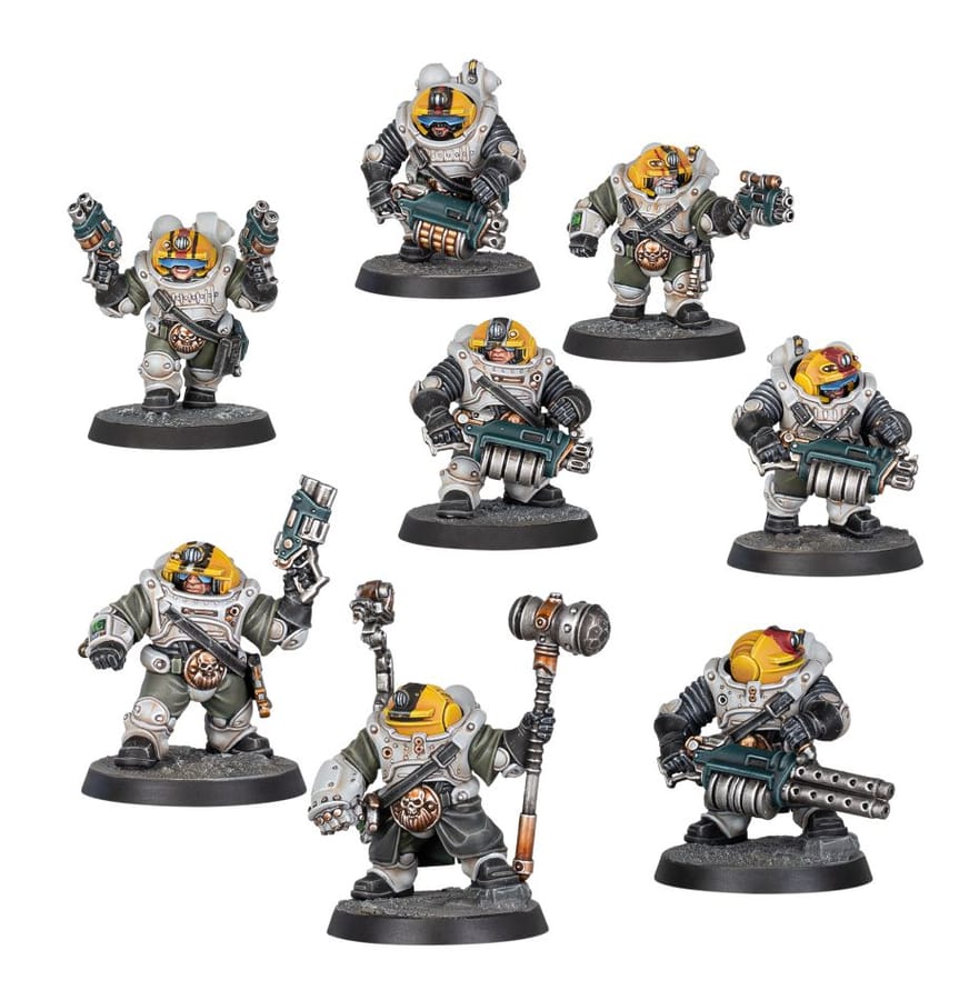 WarForge - Ironhead Squat Prospectors Gang - Warhammer