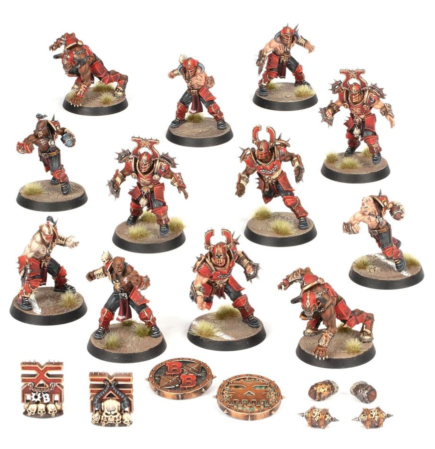 WarForge - Équipe de Blood Bowl de Khorne: Skull-tribe Slaughterers - Warhammer