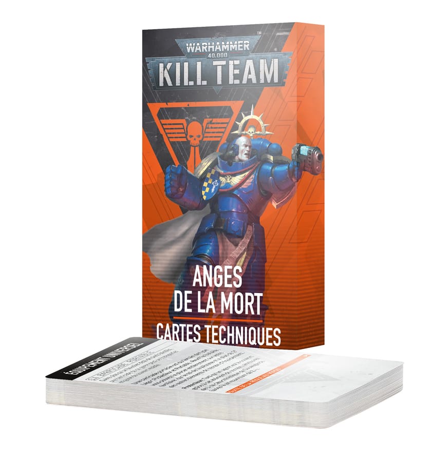 WarForge - Kill Team: Anges de la Mort – Cartes Techniques - Warhammer