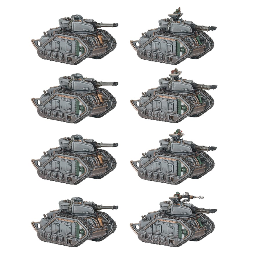 WarForge - Legions Imperialis: Leman Russ Exterminator and Annihilator Squadron - Warhammer - Solar Auxilia