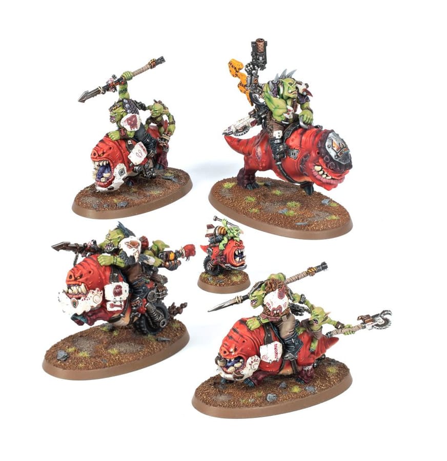 WarForge - Boyz sur Squigliers - Warhammer - Orks
