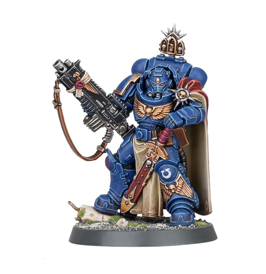 WarForge - Capitaine en Armure Gravis avec Fusil Bolter Lourd de Maître - Warhammer - Space Marines