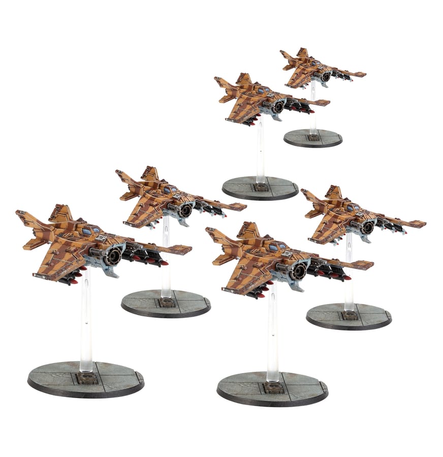 WarForge - Legions Imperialis: Lightning Fighter Squadron - Warhammer - Solar Auxilia
